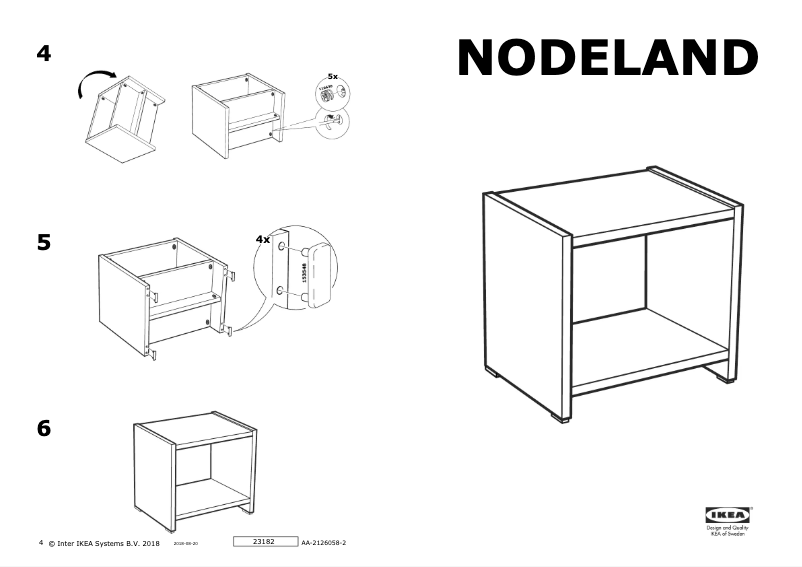 Image de la première page du manuel de l'appareil NODELAND 004.943.70