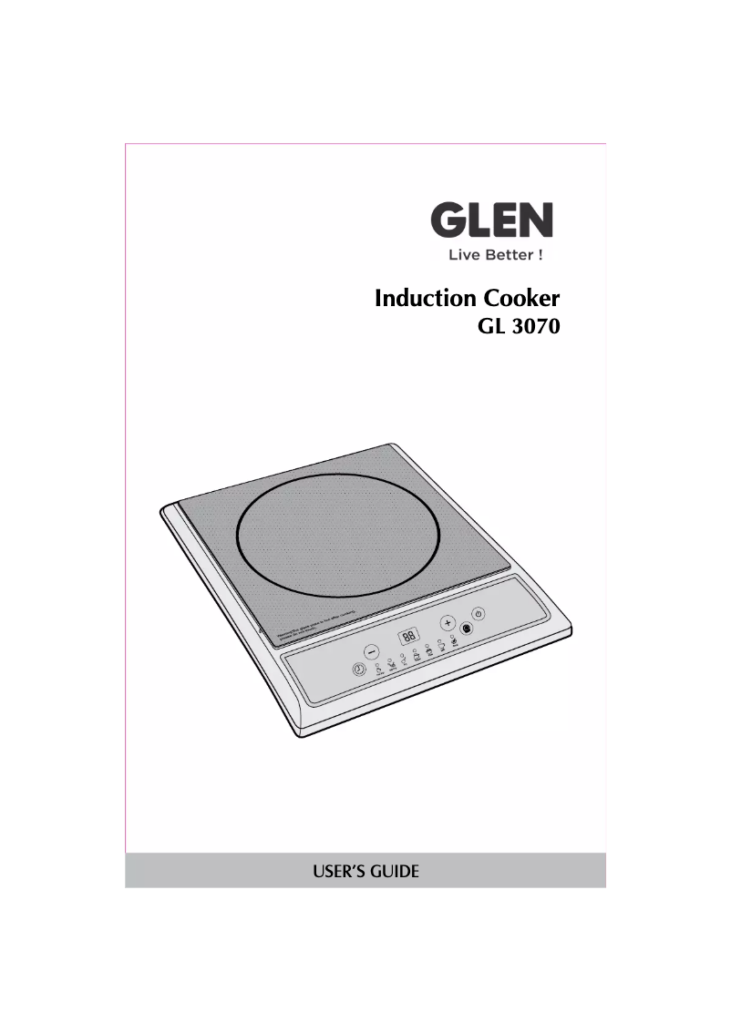 Page 1 de la notice Manuel utilisateur Glen GL 3070