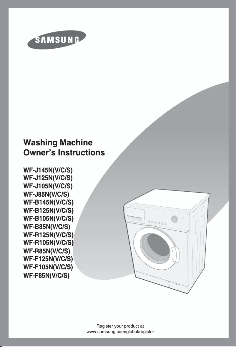 Página 1 del manual Manual de usuario Samsung WF-B105N