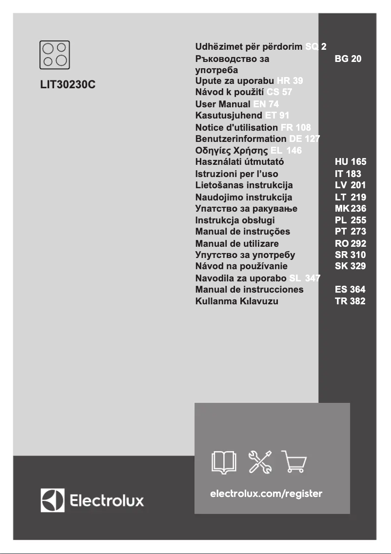 Imagen de la primera página del manual del dispositivo Domino LIT30230C