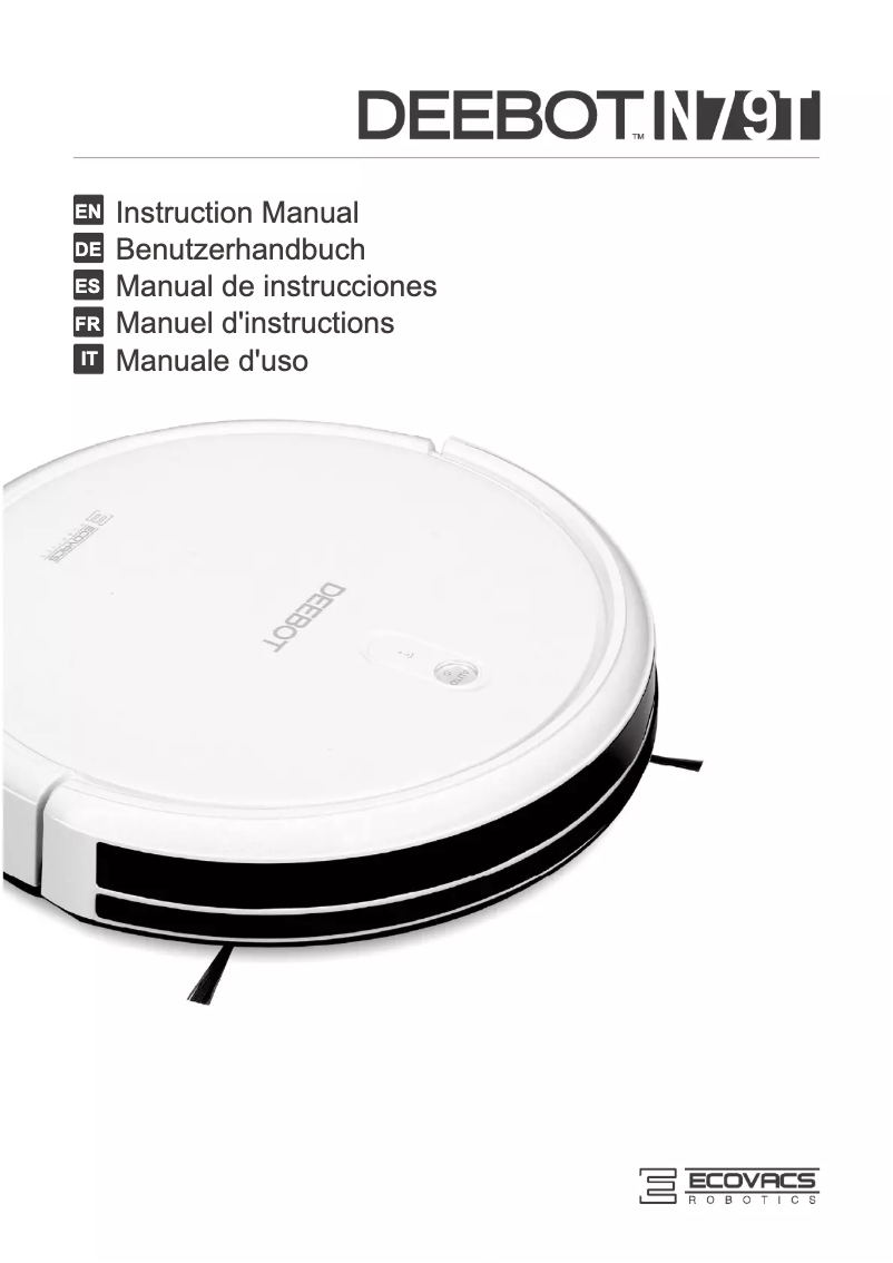 Page n°1 - Manuel utilisateur ECOVACS DEEBOT N79T
