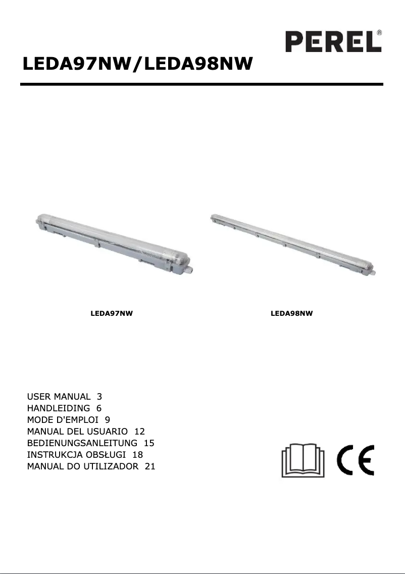 Page n°1 - Manuel utilisateur Perel LEDA97NW