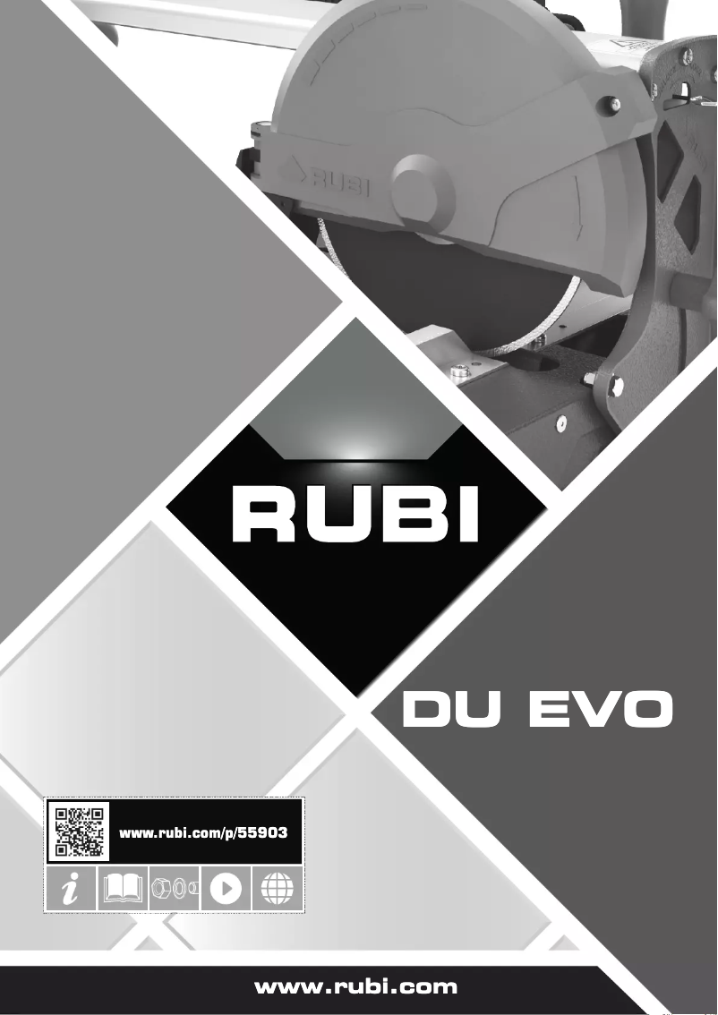 Page n°1 - Manuel utilisateur RUBI DU 200 EVO 650