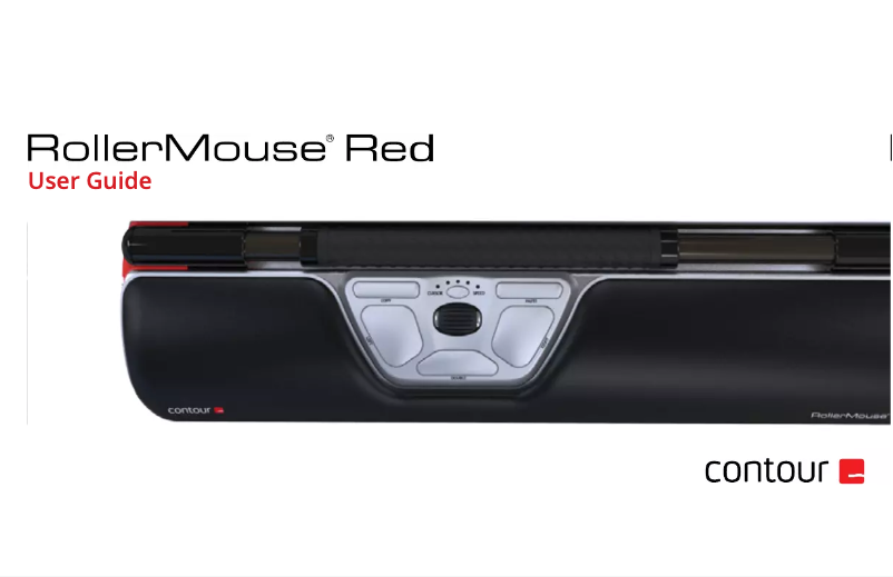 Image de la première page du manuel de l'appareil RollerMouse Red max