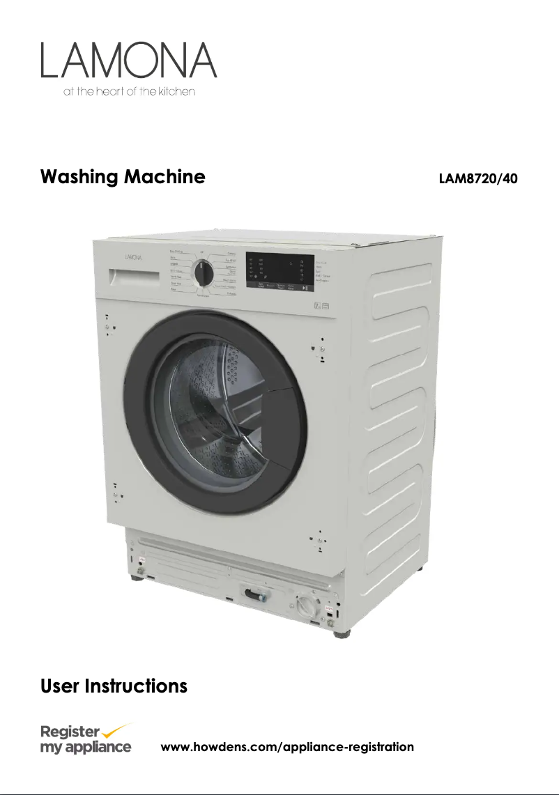 Page 1 de la notice Manuel utilisateur Lamona LAM8720