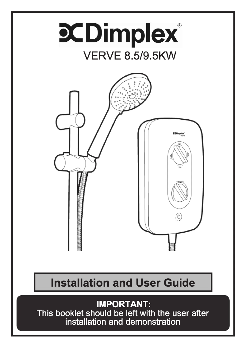 Page n°1 - Manuel utilisateur Dimplex DVES85