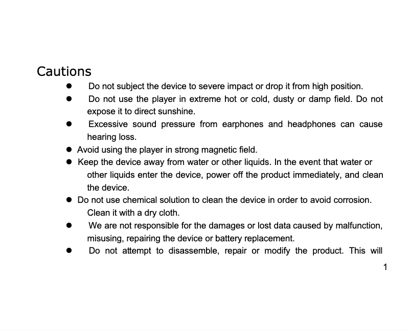 Page 1 de la notice Manuel utilisateur Sylvania SMPK4068