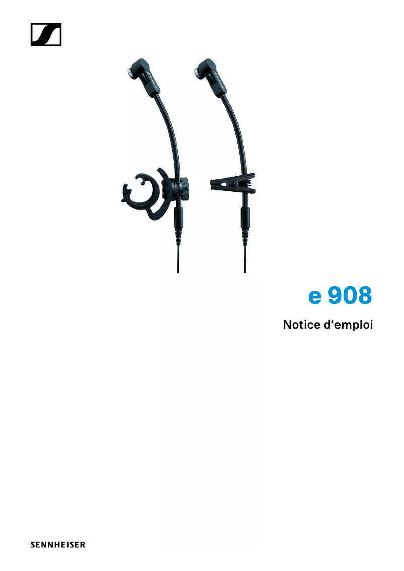 Image de la première page du manuel de l'appareil e 908