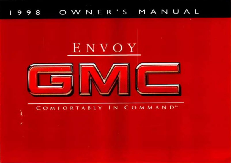 Page 1 de la notice Manuel utilisateur GMC Envoy (1998)