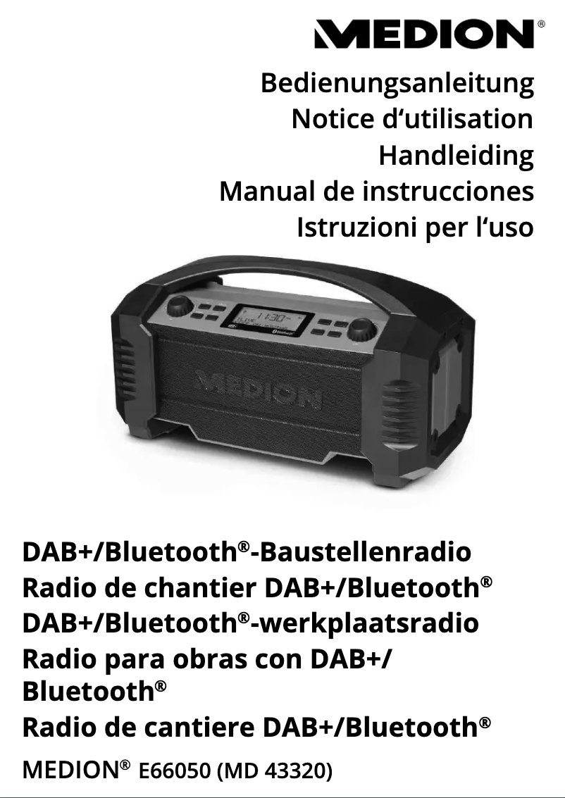 Page n°1 - Manuel utilisateur Medion LIFE E66050 (MD 43320)