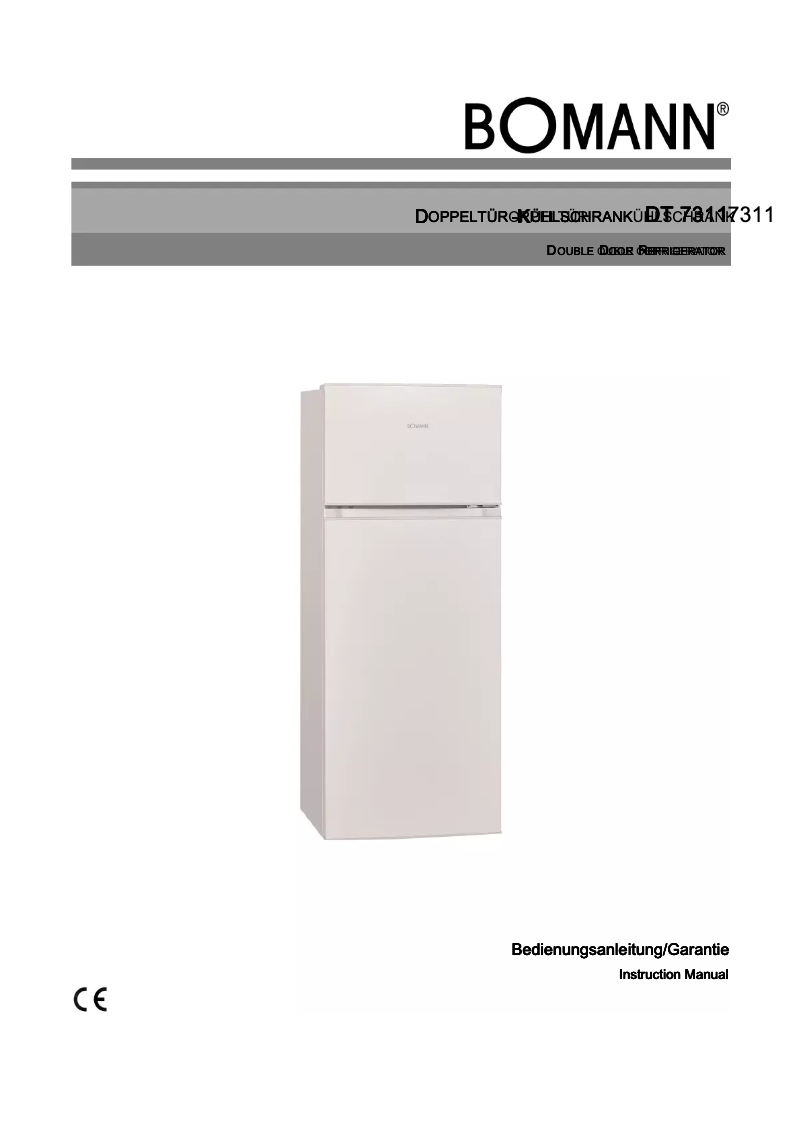 Image de la première page du manuel de l'appareil DT 7311 IX