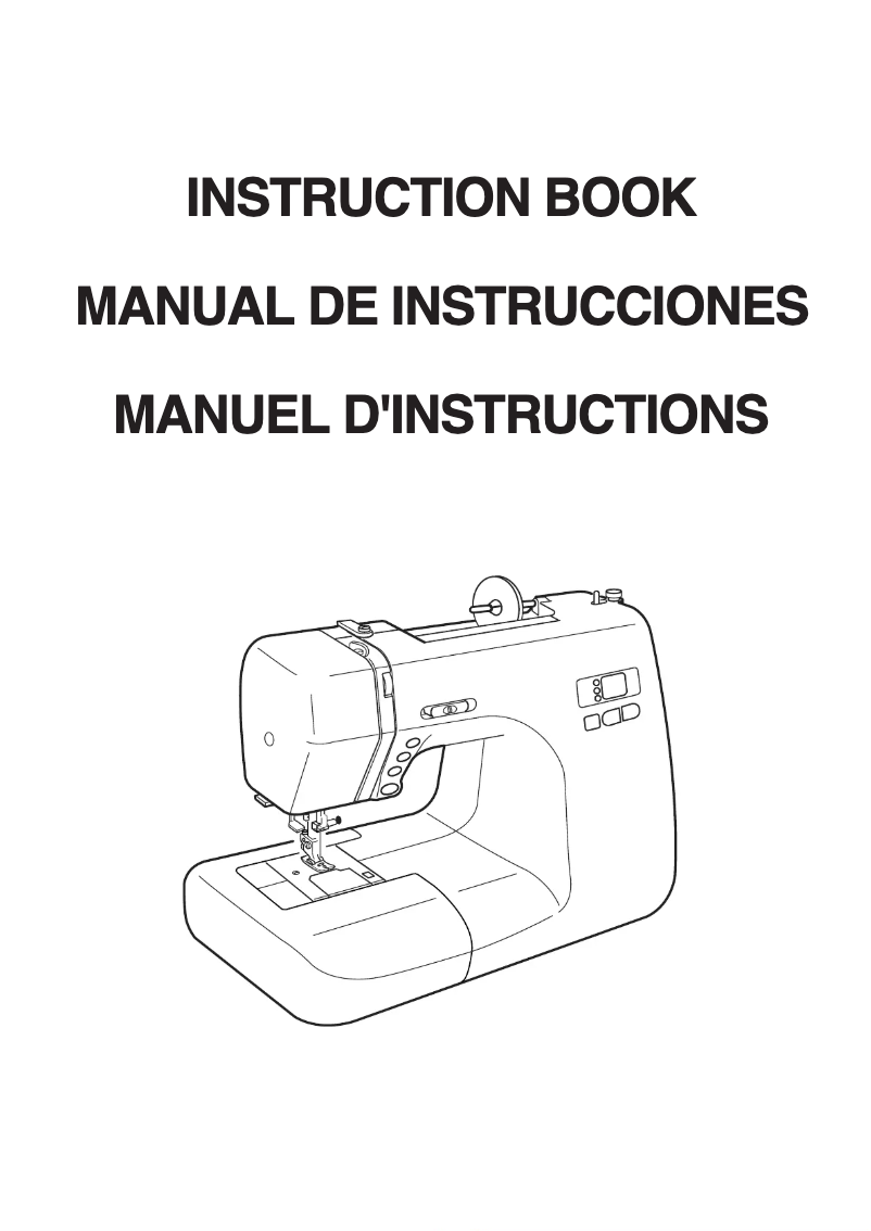 Page 1 de la notice Manuel utilisateur Janome JW7630