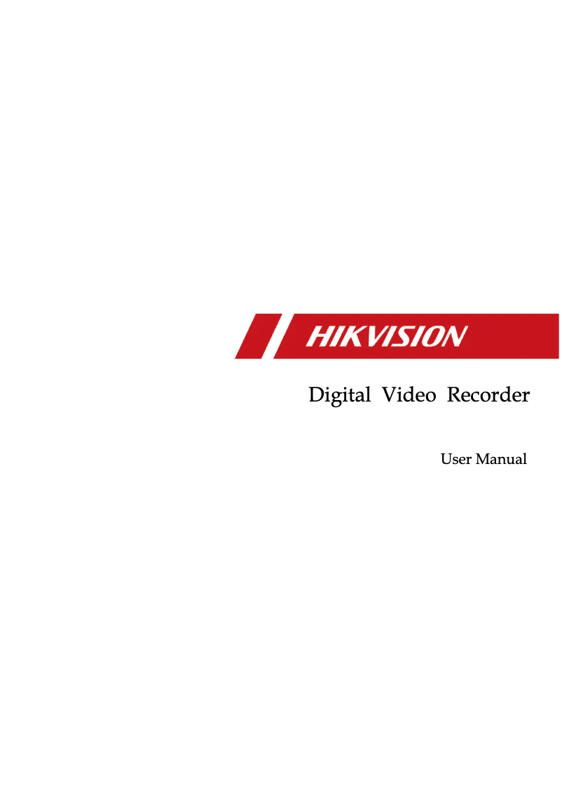 Página 1 del manual Manual de usuario Hikvision DS-7104HUHI-K1