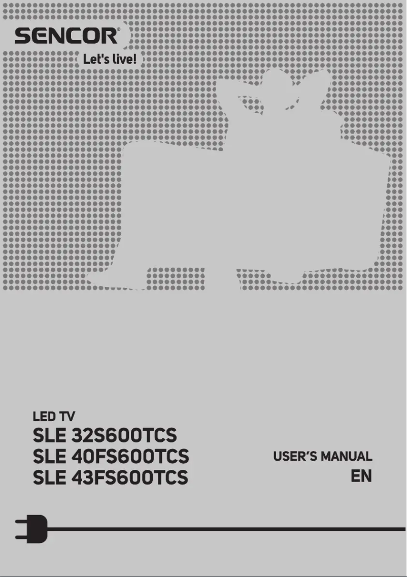 Page 1 de la notice Manuel utilisateur Sencor SLE 40FS600TCS