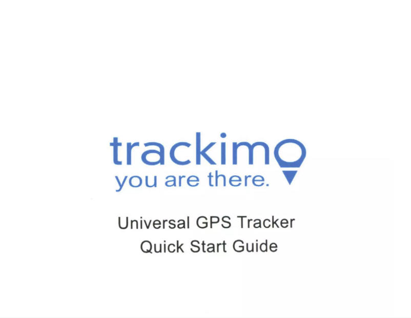 Page n°1 - Manuel utilisateur Trackimo TRKM010