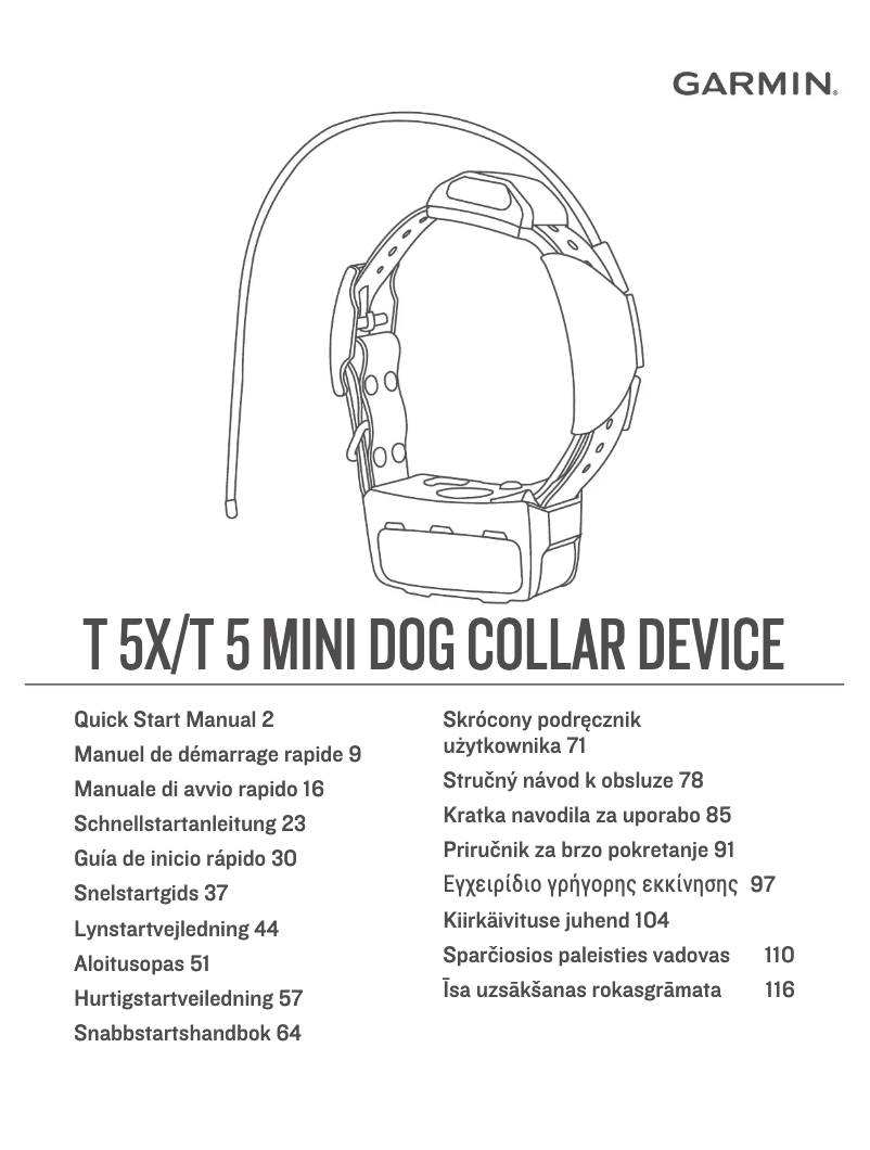 Image de la première page du manuel de l'appareil T 5X