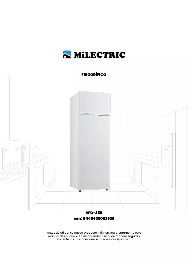 Page 1 de la notice Manuel utilisateur Milectric RFD-259