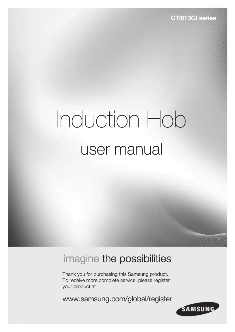 Page 1 de la notice Manuel utilisateur Samsung CTI613GIN