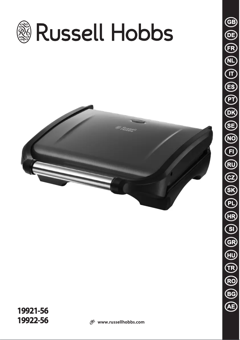 Page 1 de la notice Manuel utilisateur Russell Hobbs Flame 19921-56