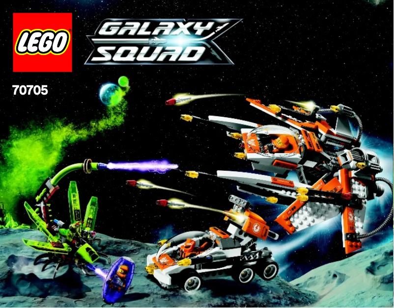 Page 1 de la notice Manuel utilisateur Lego Galaxy Squad 70705