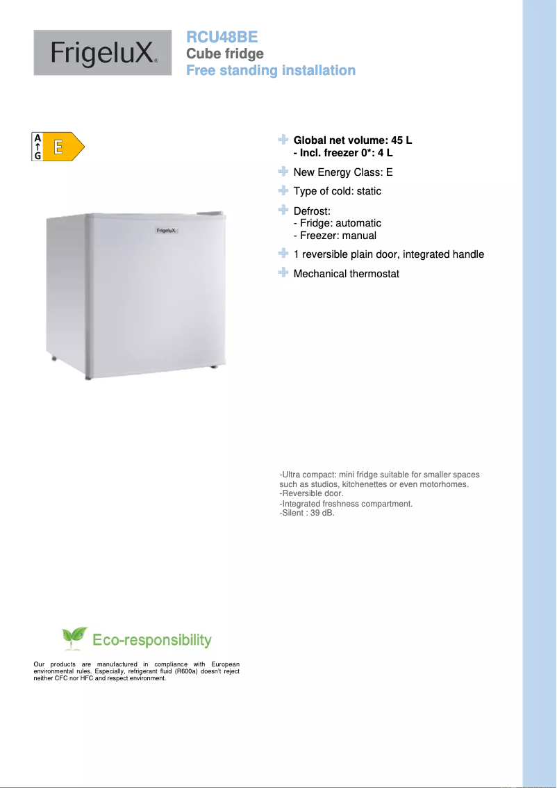 Image de la première page du manuel de l'appareil CCO202BE