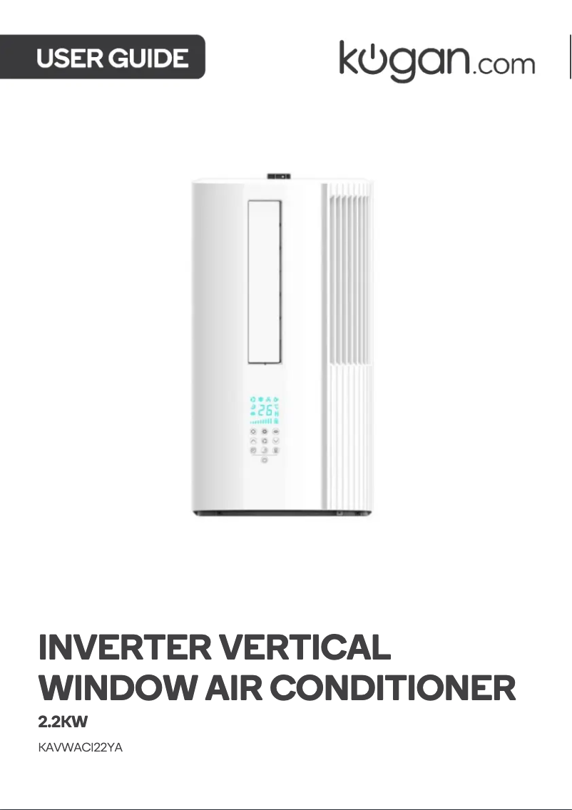 Image de la première page du manuel de l'appareil KAVWACI22YA