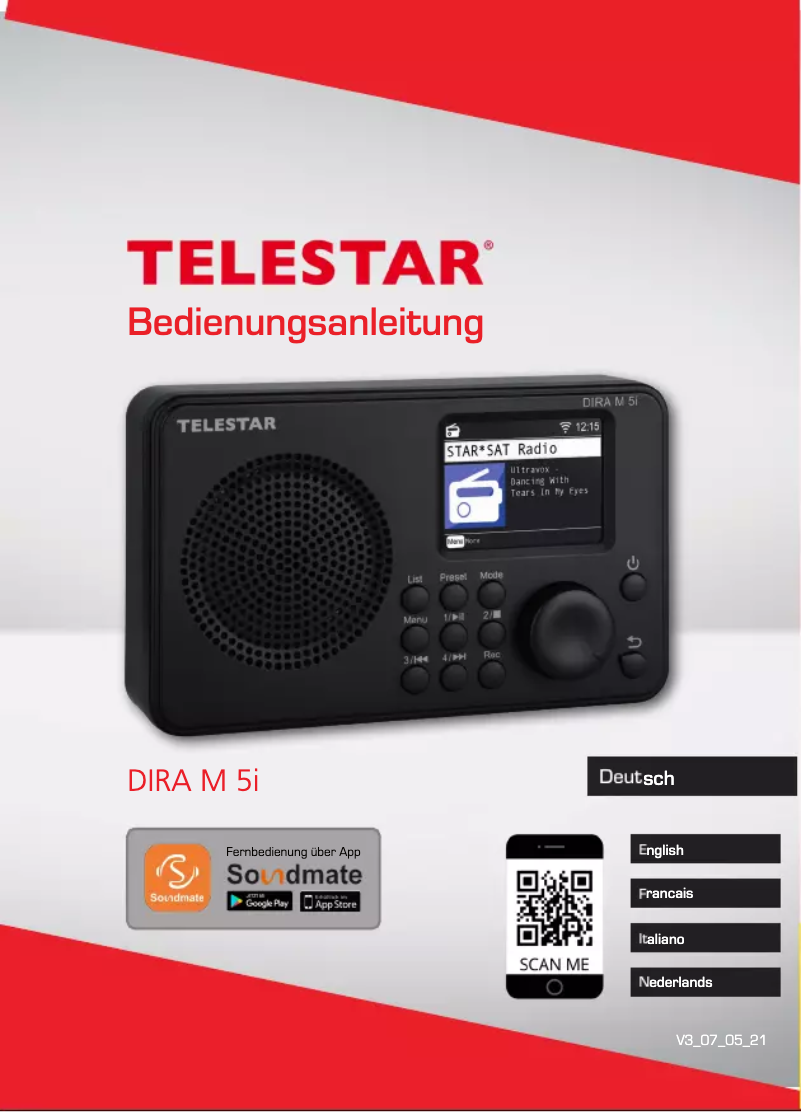 Page n°1 - Manuel utilisateur Telestar DIRA M 5i