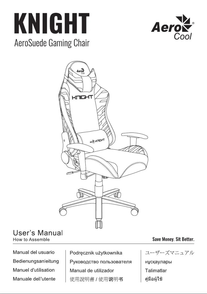 Page 1 de la notice Manuel utilisateur AeroCool Knight