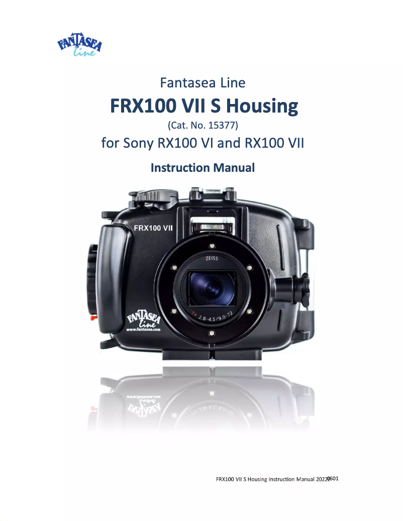 Image de la première page du manuel de l'appareil FRX100 VII S