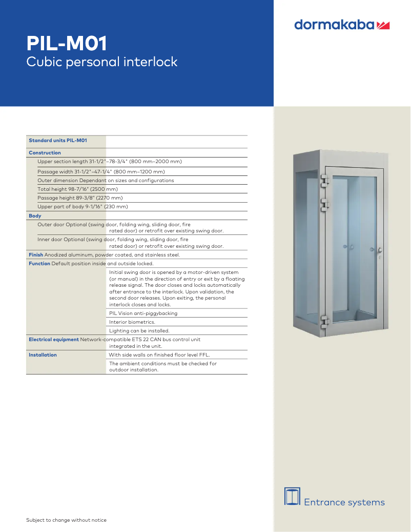 Image de la première page du manuel de l'appareil PIL-M01