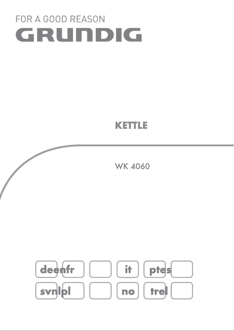 Page 1 de la notice Manuel utilisateur Grundig WK 4060