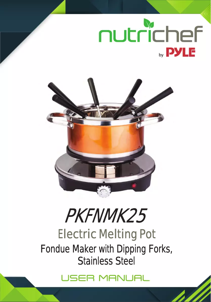 Page 1 de la notice Manuel utilisateur Nutrichef PKFNMK25