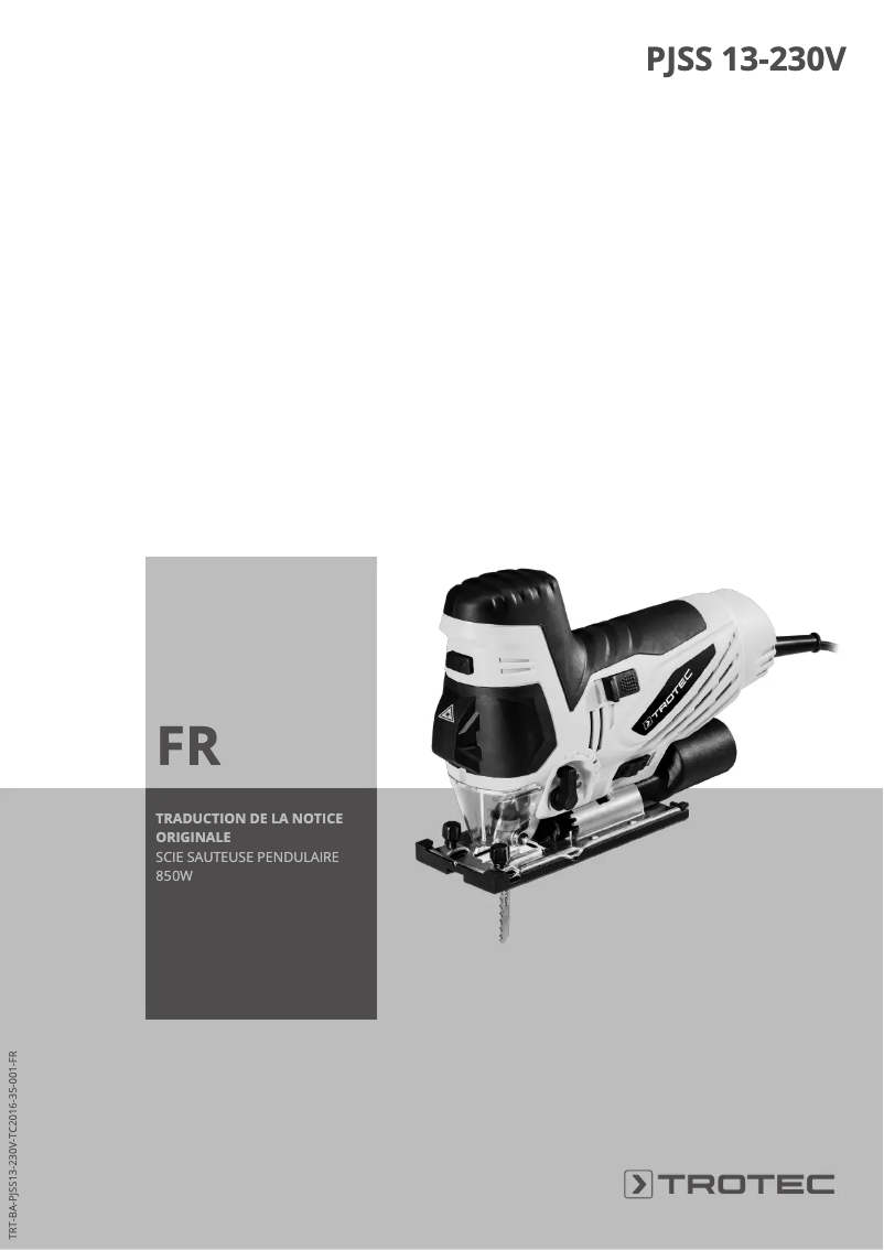 Imagen de la primera página del manual del dispositivo PJSS 13-230V