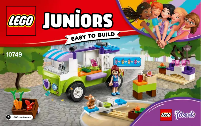 Page 1 de la notice Manuel utilisateur Lego Juniors Friends 10749