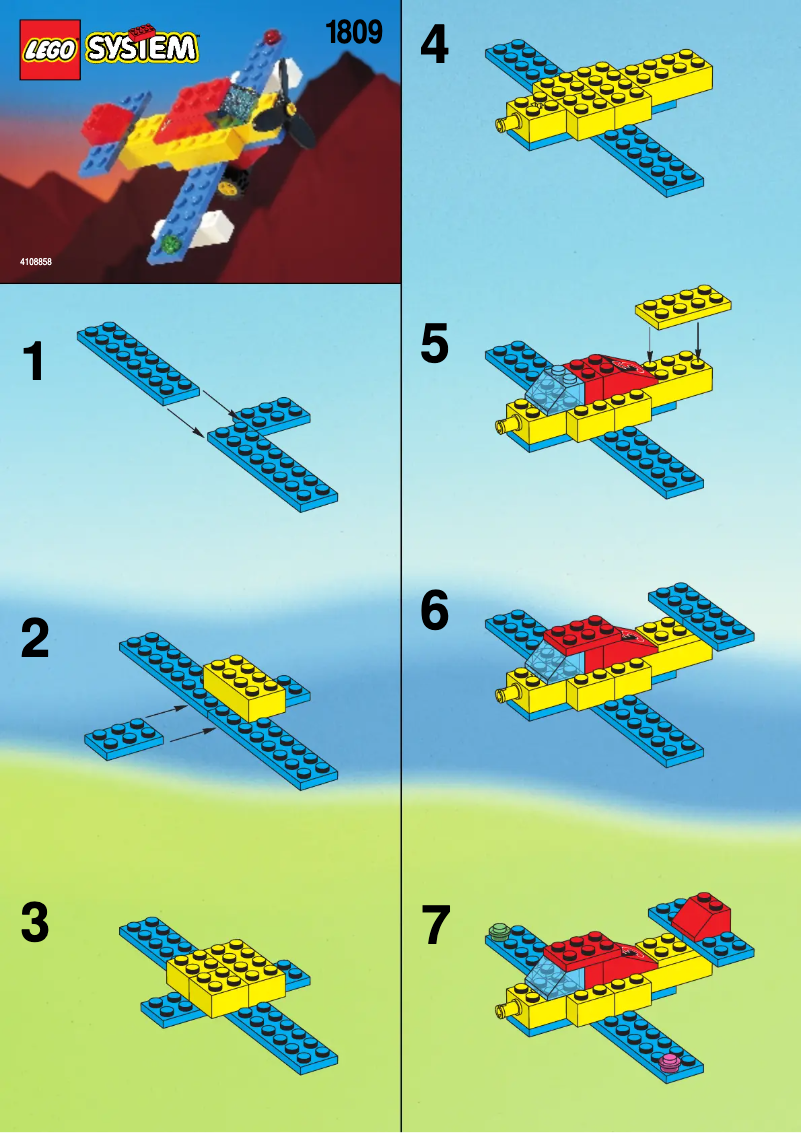 Page 1 de la notice Manuel utilisateur Lego INFLIGHT FUN FLYER GA