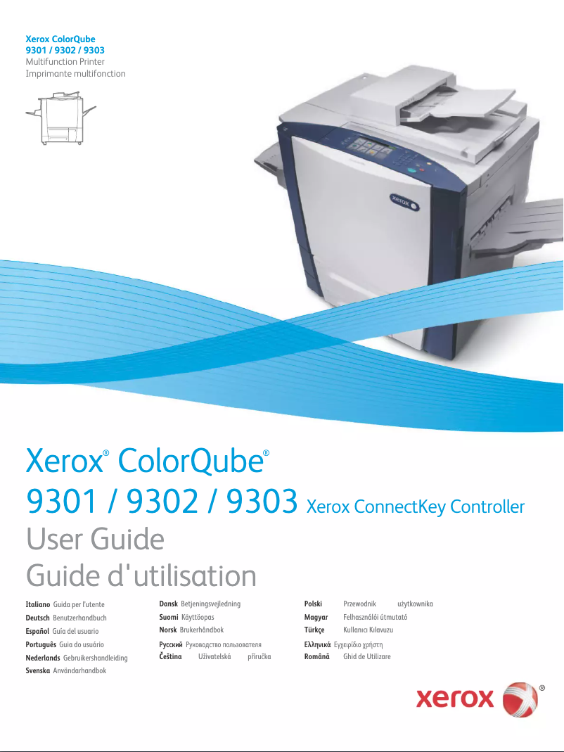 Page n°1 - Manuel utilisateur Xerox ColorQube 9303