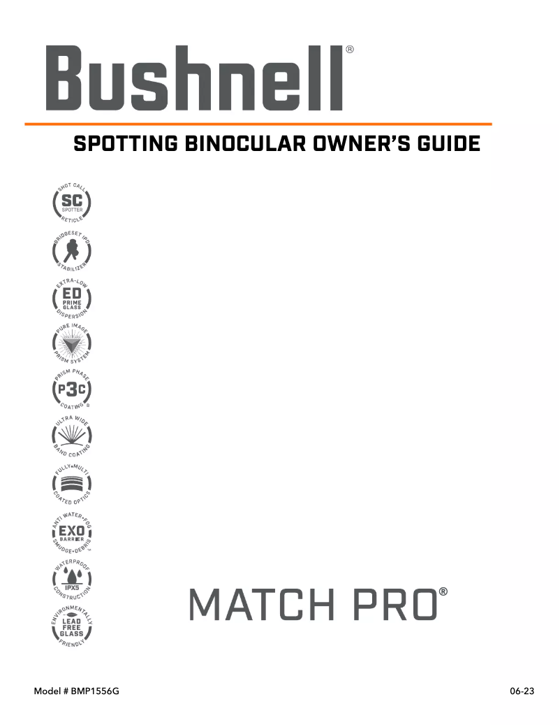 Image de la première page du manuel de l'appareil Match Pro