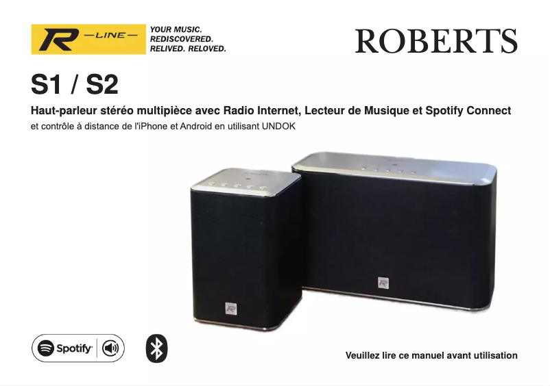 Image de la première page du manuel de l'appareil R-Line S1