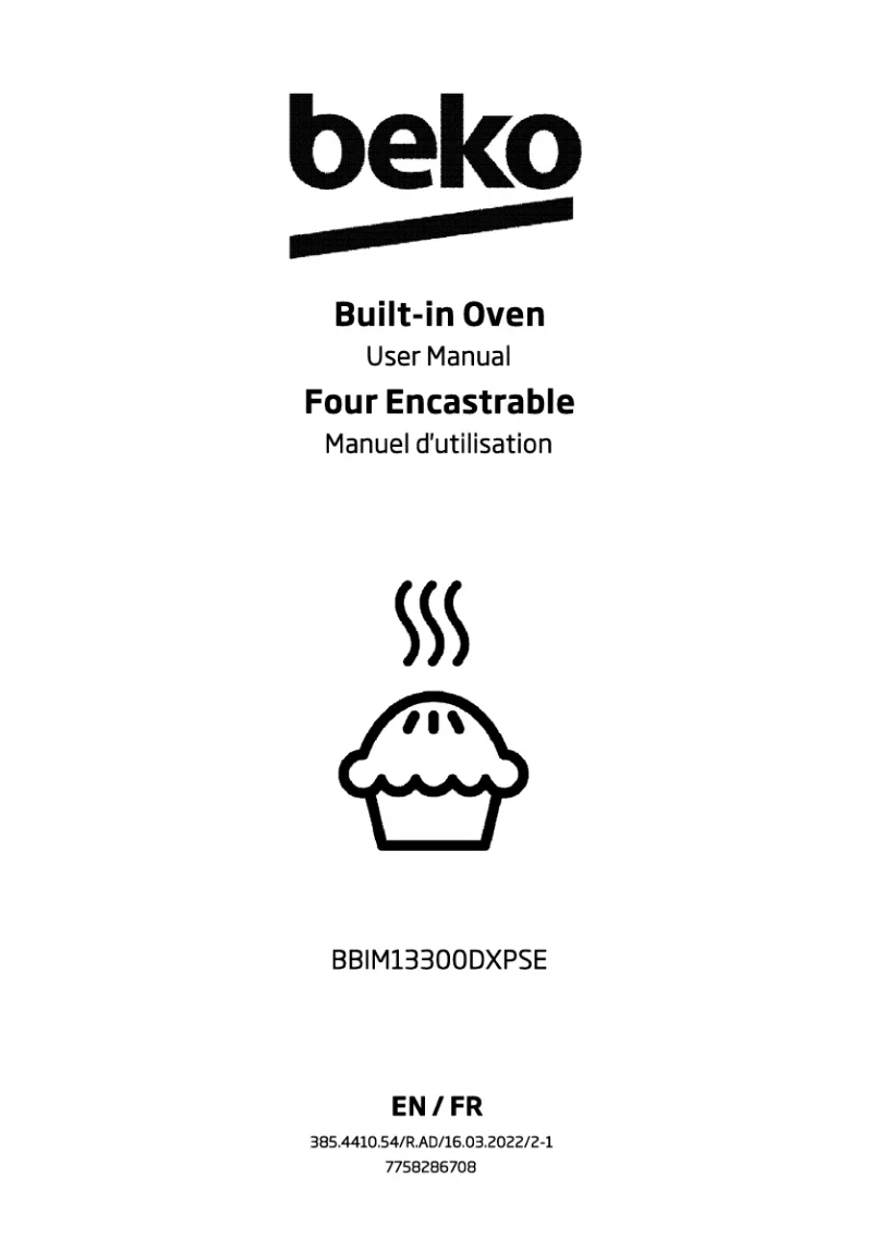 Page 1 de la notice Manuel utilisateur Beko BBIM13300DXPSE