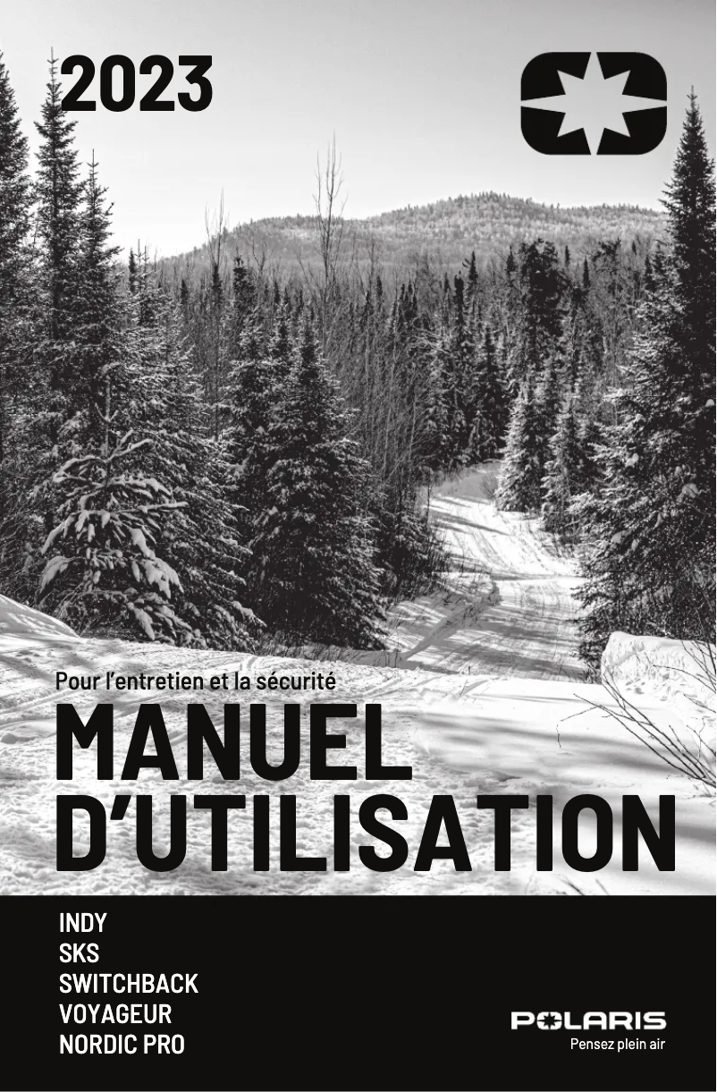 Page n°1 - Manuel utilisateur Polaris 650 INDY VR1 129 (2023)