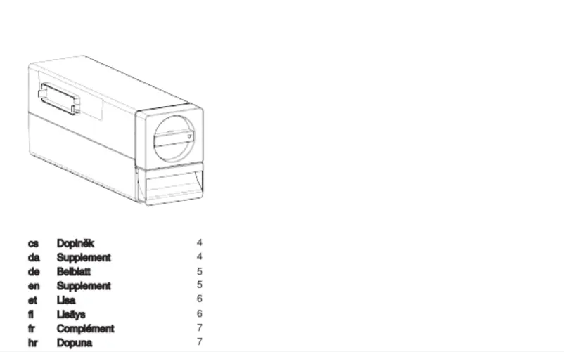 Image de la première page du manuel de l'appareil GS36NGXEV