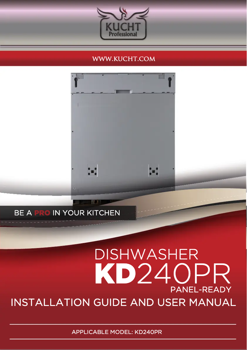 Page n°1 - Manuel utilisateur Kucht KD240PR