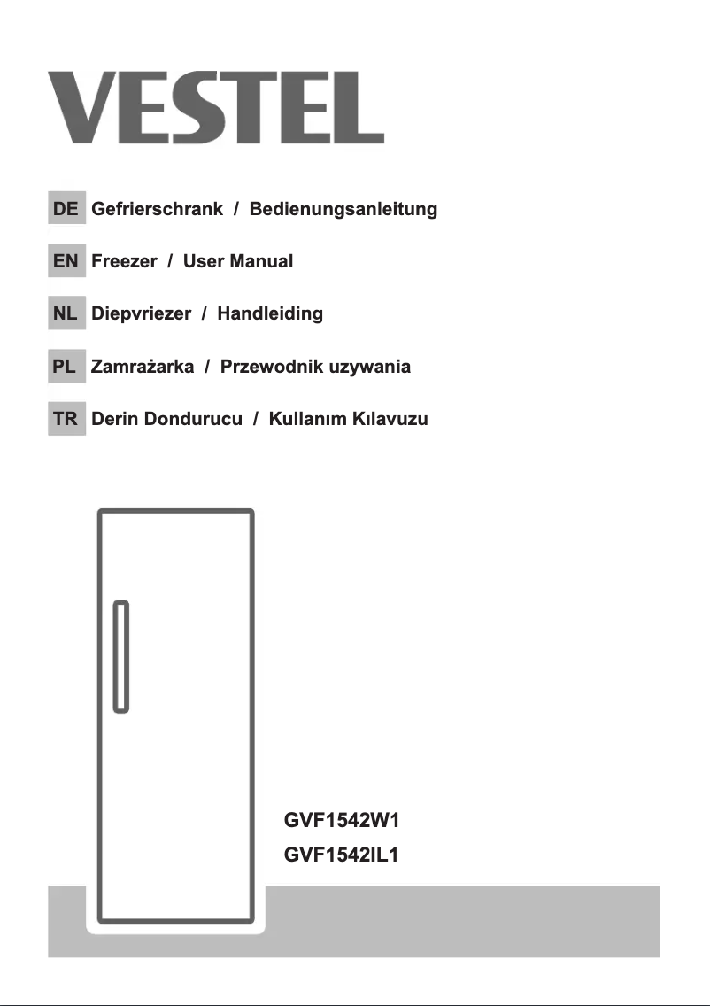 Image de la première page du manuel de l'appareil GVF1542IL1