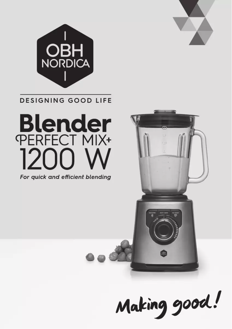 Página 1 del manual Manual de usuario OBH Nordica PerfectMix+