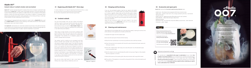 Page 1 de la notice Manuel utilisateur 100%Chef Aladín 007