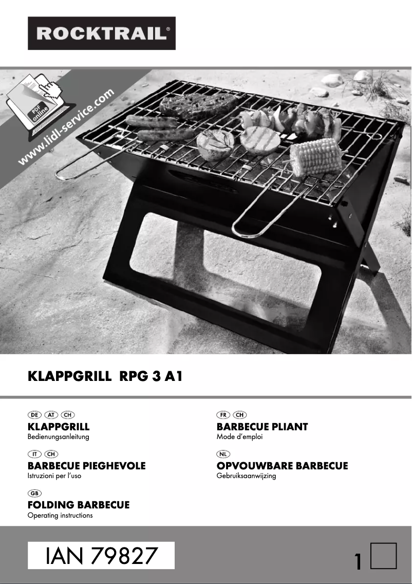 Image de la première page du manuel de l'appareil RPG 3 A1