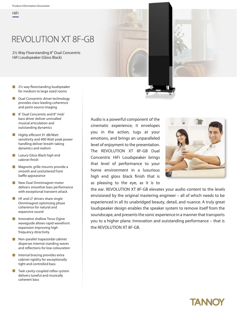 Image de la première page du manuel de l'appareil Revolution XT 8F