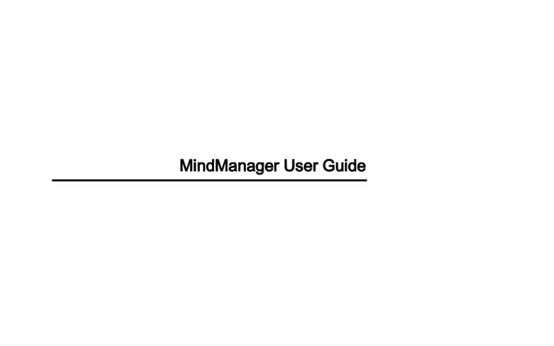 Image de la première page du manuel de l'appareil MindManager Enterprise