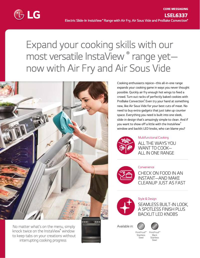 Image de la première page du manuel de l'appareil LSEL6337D