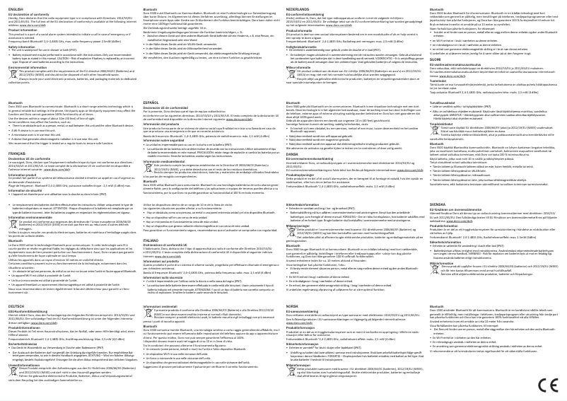 Page 1 de la notice Manuel utilisateur Doro 3500